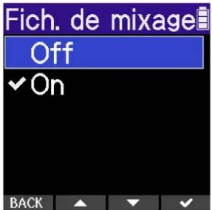 ZOOM H2 Essential - Enregistrement ou non des fichiers de mixage - 3