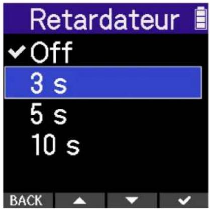 ZOOM H2 Essential - Réglage du retardateur - 3