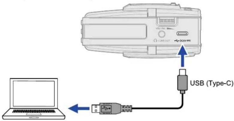 ZOOM H2 Essential - Emploi d'autres sources d'alimentation - 1