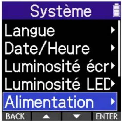 ZOOM H2 Essential - Réglage de la temporisation d'extinction automatique - 2