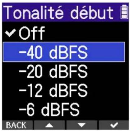 ZOOM H2 Essential - Activation de la tonalité de début d'enregistrement - 3
