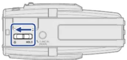 ZOOM H2 Essential - Mise sous tension - 1