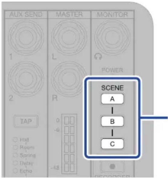 ZOOM LiveTrak L6 - Sauvegarde de scènes - 1
