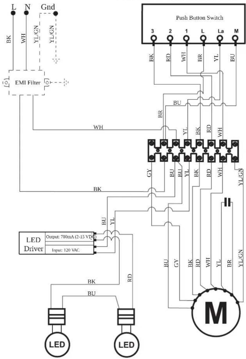 AMANA WVW51UC6HV - Replacing a LED Lamp - 1