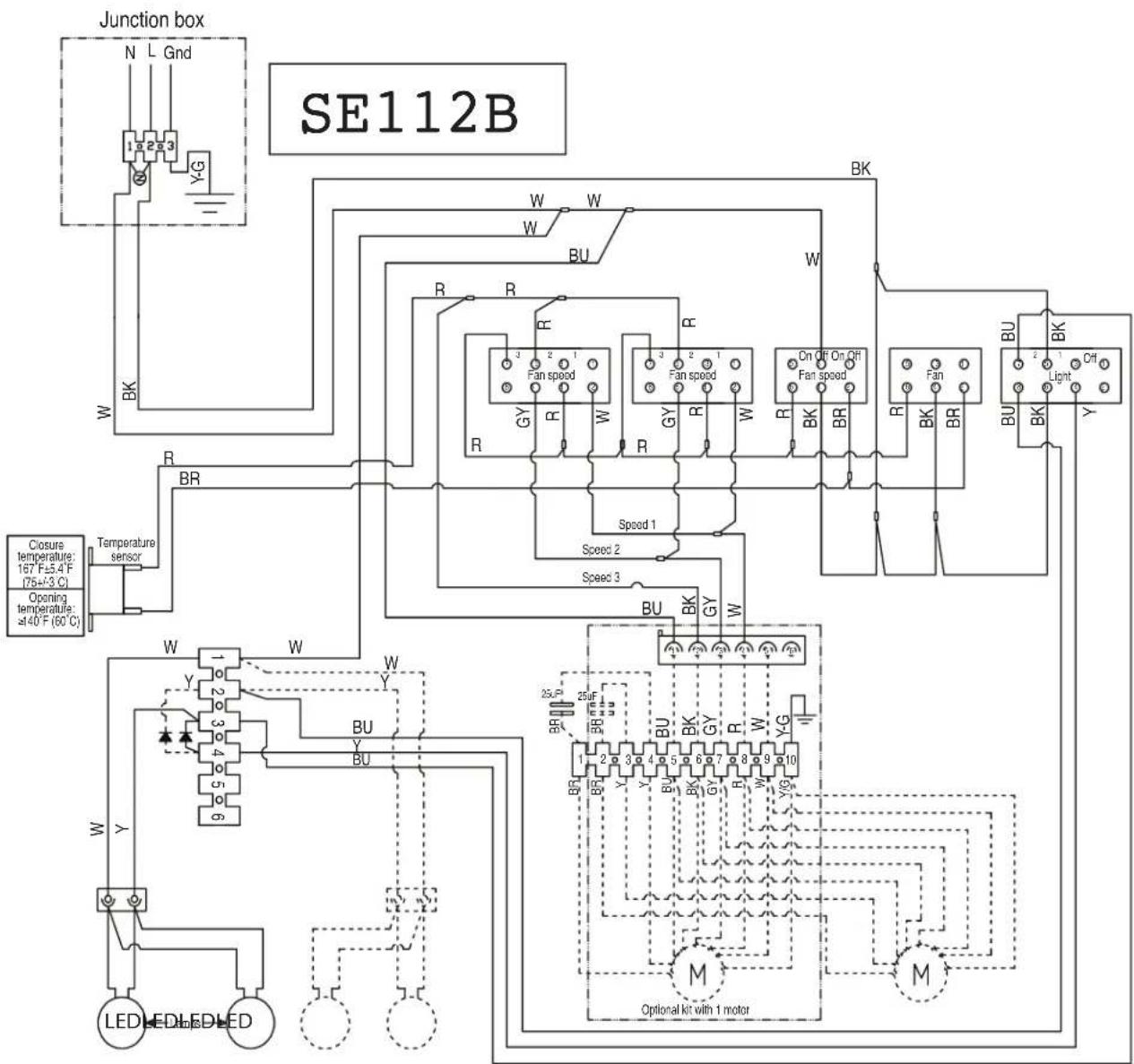 AMANA UVL6036JSS - WIRING DIAGRAM - 1