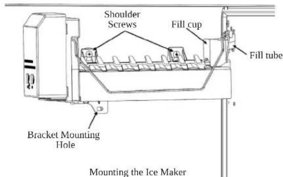 WHIRLPOOL W11517113 - Mounting the ice maker - 2