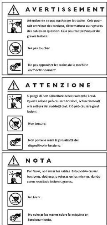 MSW DRAIN CLEAN 23E - NAMEPLATES TRANSLATIONS - 5