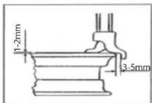 MSW TC-750 - Agarre del aro desde el interior - 3