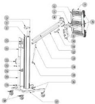 MSW IR-DRYER3000.2 - A KÉSZÜLÉK ÖSSZESZERELÉSE - 1