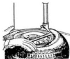 MSW TC-1100HA - Gripping the rim from the inside: - 4