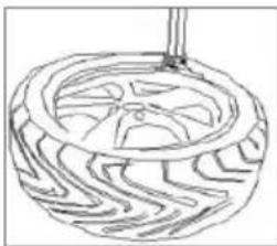 MSW TC-1100HA - Gripping the rim from the inside: - 5