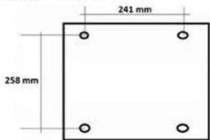 241 mm 258 mm