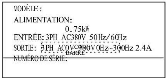 MSW FI-3700 - Plaque signalétique - 1