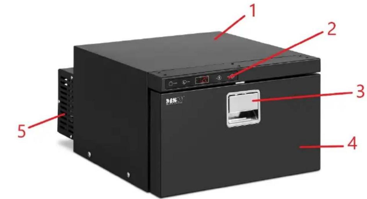 MSW CRF16-35W - Beschreibung des Gerätes - 2