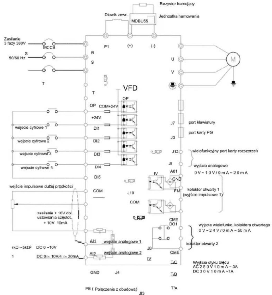 MSW FI-15000 - Sposób okablowania - 1