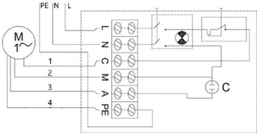 MSW SPP32-037 - Schema cablajului electric - 1