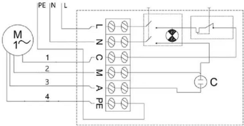 MSW SPP32-025 - Schema cablajului electric - 1