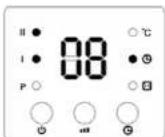 Uniprodo UNI_HEATER_03 - INSTELLING TIMER - 1