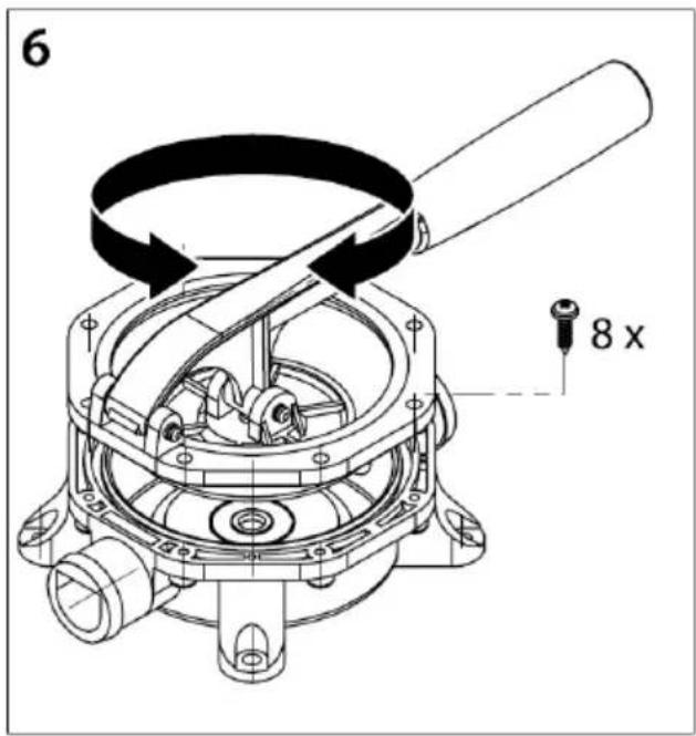 MSW M-MBP-20LPM-2 - ATTENZIONE! La valvola di ritorno (dis. 4 - A) deve essere montata scarico della pompa elettrica di sentina, se la pompa (dis. 4 - B) è gata allo stesso tubo di scarico. - 6