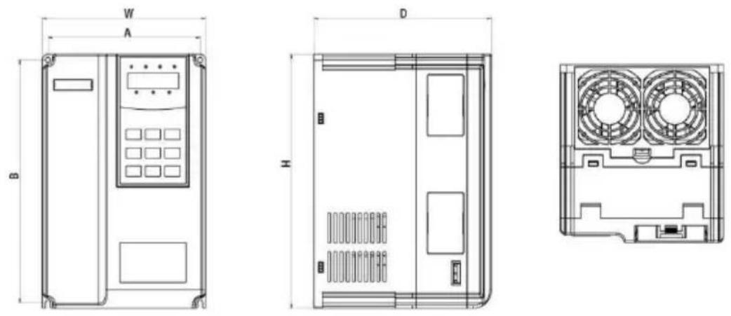 MSW FI-5500 - Outside drawing - 2