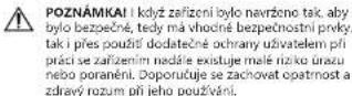 MSW DEH2000B - BEZPEČNE POUŽIVANÍ ZAŘIZENÍ - 3