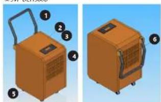 MSW DEH1080A - DESCRIPCION DEL APARATO - 1
