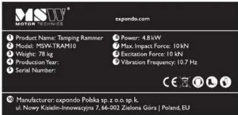 MSW TRAM10 - NAMEPLATE TRANSLATIONS - 1