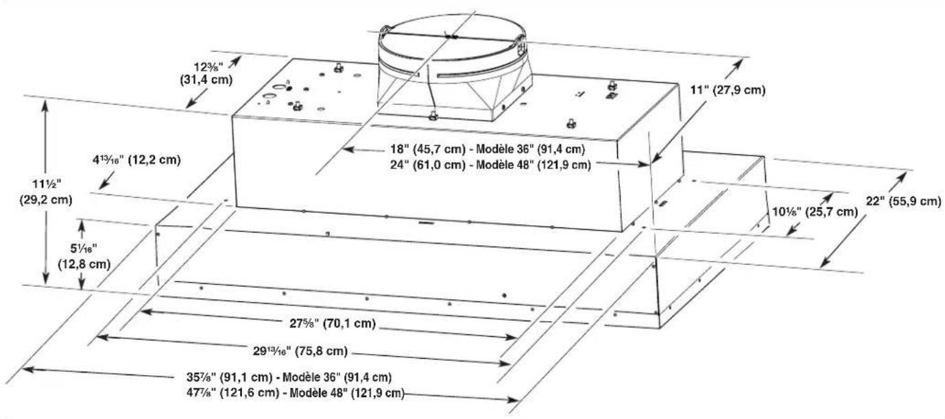 MAYTAG UVL6048JSS - Dimensions du produit - 1