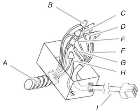 MAYTAG UVL6048JSS - Connexion électrique à l'intérieur du système du ventilateur en ligne - 1