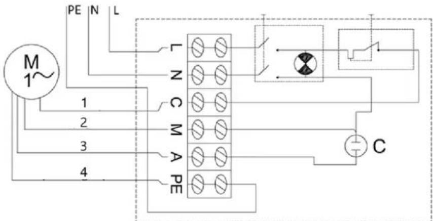 MSW SPP48-110 - Elektrisk koblingsskjema - 1