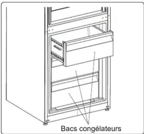 ELECTROLUX RCB636C6MU - Retrait du bac congélateur : - 3