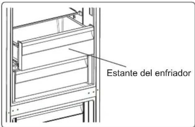ELECTROLUX RCB636C6MU - Extracción del estante enfriador: - 1