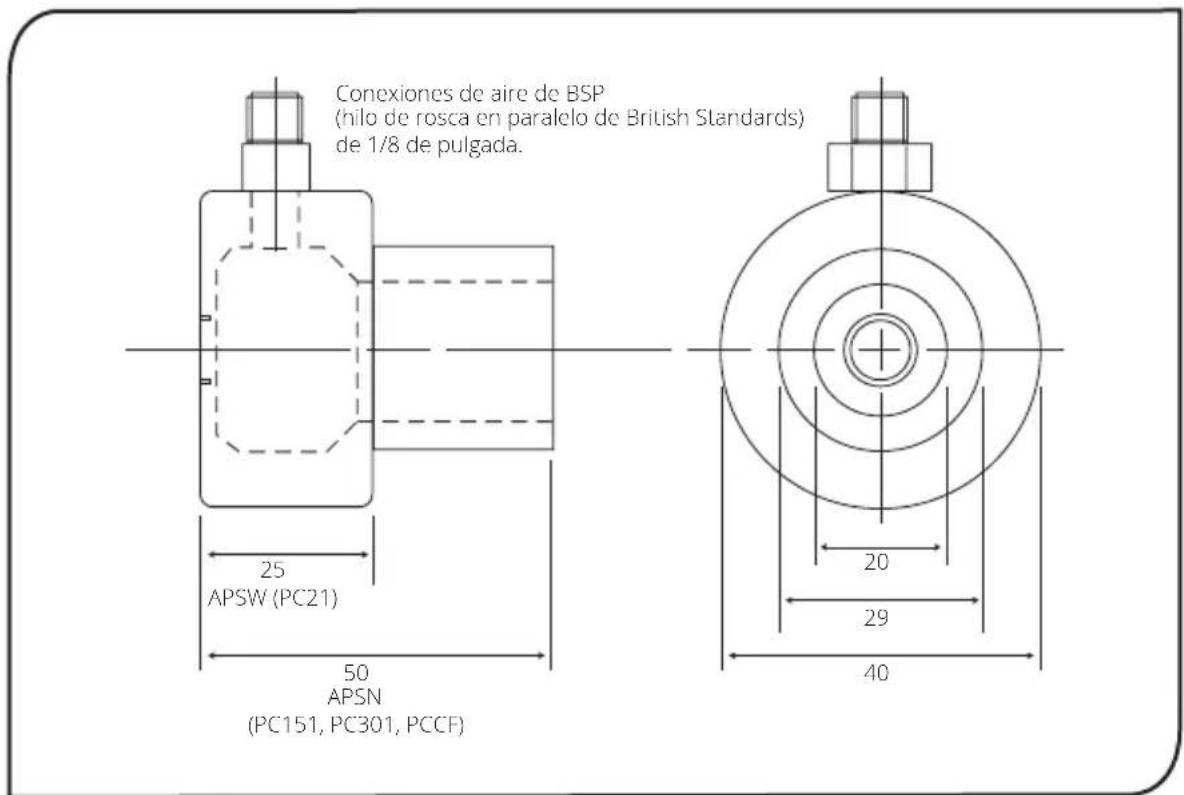 PCE Instruments IR 50 - ARO DE PURGA DE AIRE - 1