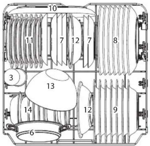 Koenic KDW 6041 B BU - Oberkorb-Verstellung - 1