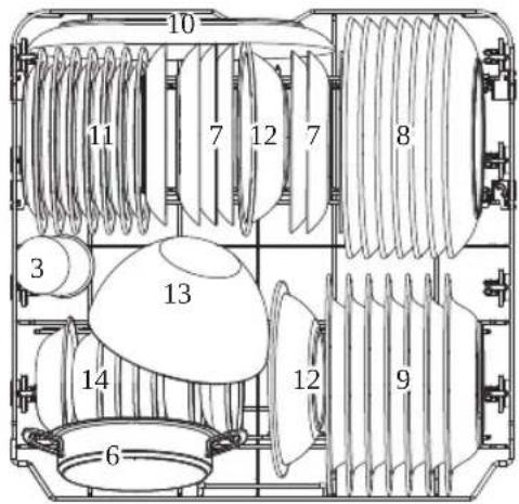 Koenic KDW 6041 B BU - Regolazione del cestello superiore - 1