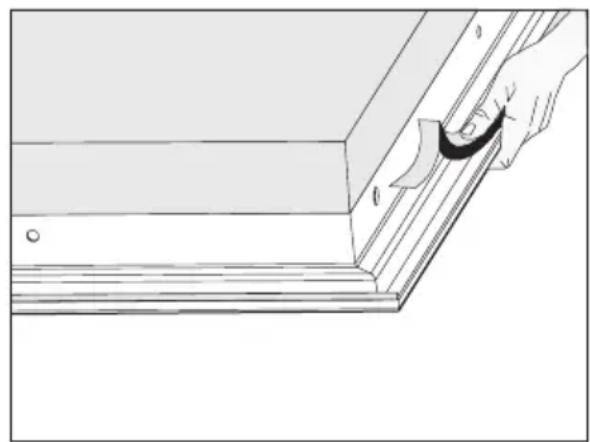 Koenic KBC 2511 A1 - Placer le joint sur l'appareil de la façon suivante. - 2