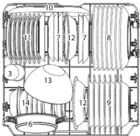 Koenic KDW 6011 D FS - Carga de la cesta superior - 1
