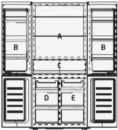 Koenic KDD 191 D NF IN - Opslag van voedsel en dranken - 1