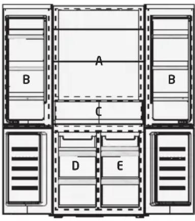 Koenic KDD 191 D NF IN - Storage of food and beverages - 1