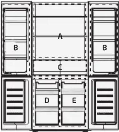 Koenic KDD 191 D NF IN - Yiyecek ve içeceklerin saklanması - 1
