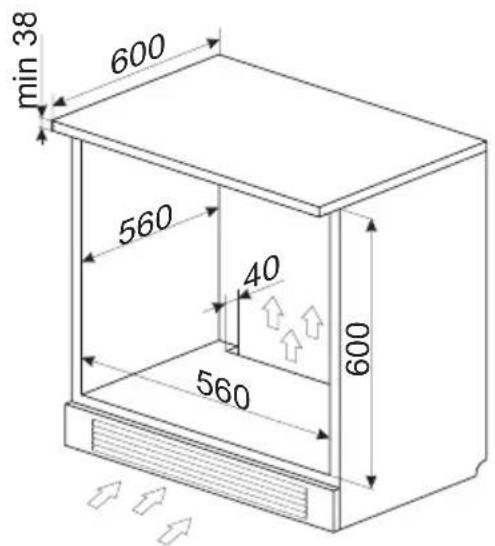 Koenic KBO 43211 B - Installation du four. - 1