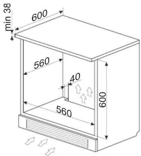 Koenic KBO 43211 B - Einbau des Backofens: - 1