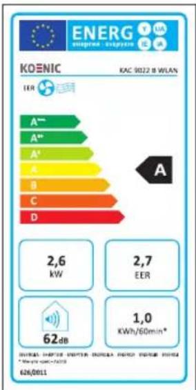 Koenic KAC 9022 B WLAN - Informationsanforderungen - 1