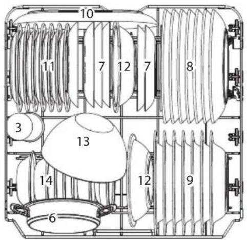 Koenic KDW 6031 B BI - Oberkorb-Verstellung - 1