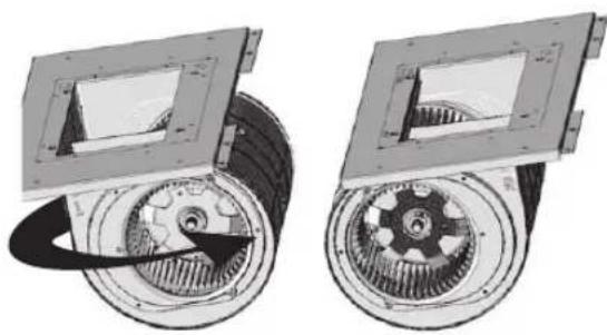 SIGNATURE SKSCH3001S - Conversion du conduit vertical en conduit horizontal - 4