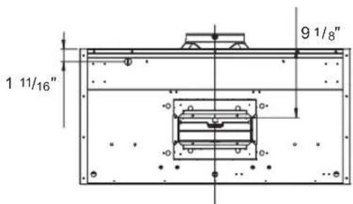 SIGNATURE SKSCH3601S - Back Dimensions - 1