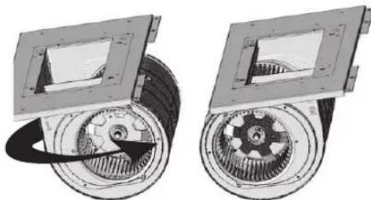 SIGNATURE SKSCH3601S - Conversion du conduit vertical en conduit horizontal - 5
