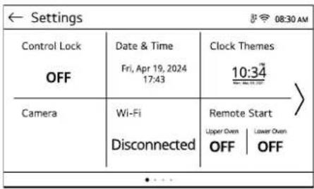 SIGNATURE SKSSV3011MT - Settings - 2