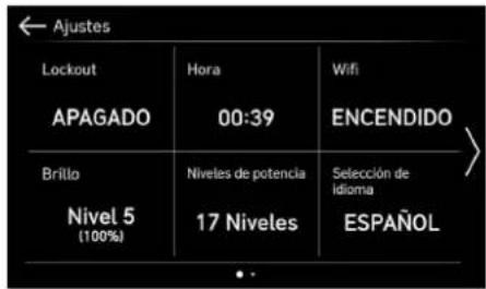 SIGNATURE SKSIT3601GE - Ubicación de las configuraciones - 1