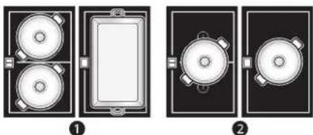 SIGNATURE SKSIT3601GE - Positionnement des accessoires de cuisson dans les zones de cuisson flexibles - 1